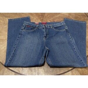 NWT Chaps Denim Delaney Straight Leg Jeans Women’s 14P Petite Blue Mid Rise